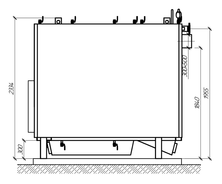 Автоматический котел КВ на угле 1.05 МВт