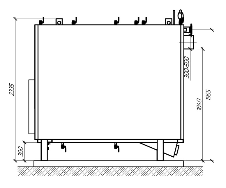 Автоматический котел КВ на угле 1.5 МВт