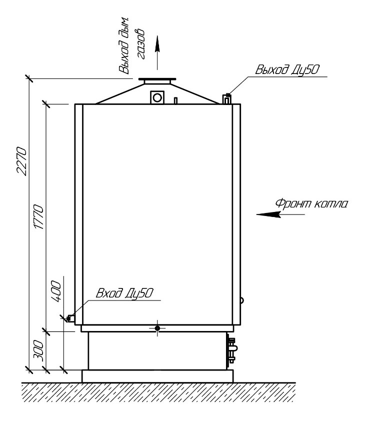 Автоматический котел КВ на угле 150 КВт