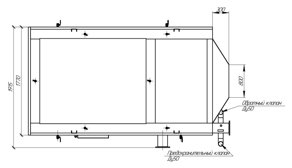Автоматический котел КВ на угле 2.0 МВт