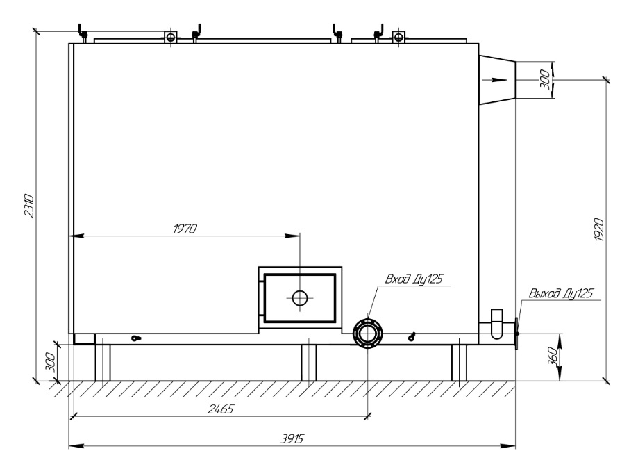 Автоматический котел КВ на угле 2.0 МВт