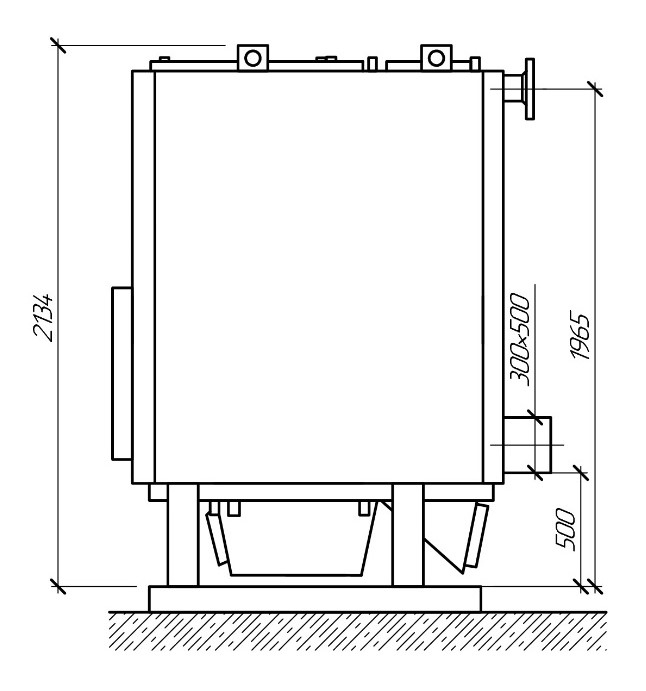 Автоматический котел КВ на угле 200 КВт