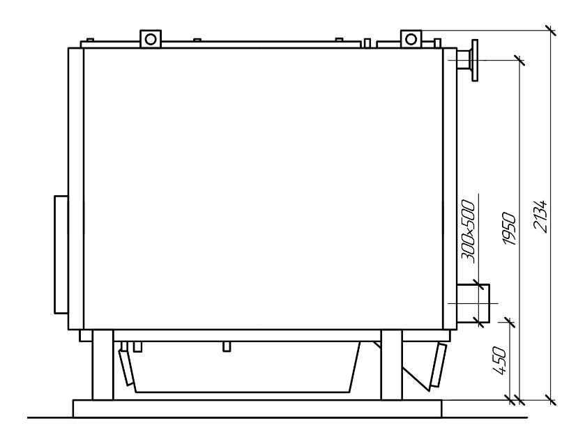 Автоматический котел КВ на угле 400 КВт