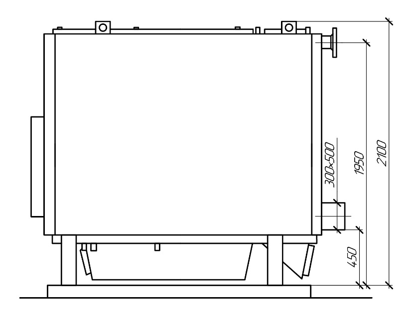 Автоматический котел КВ на угле 600 КВт